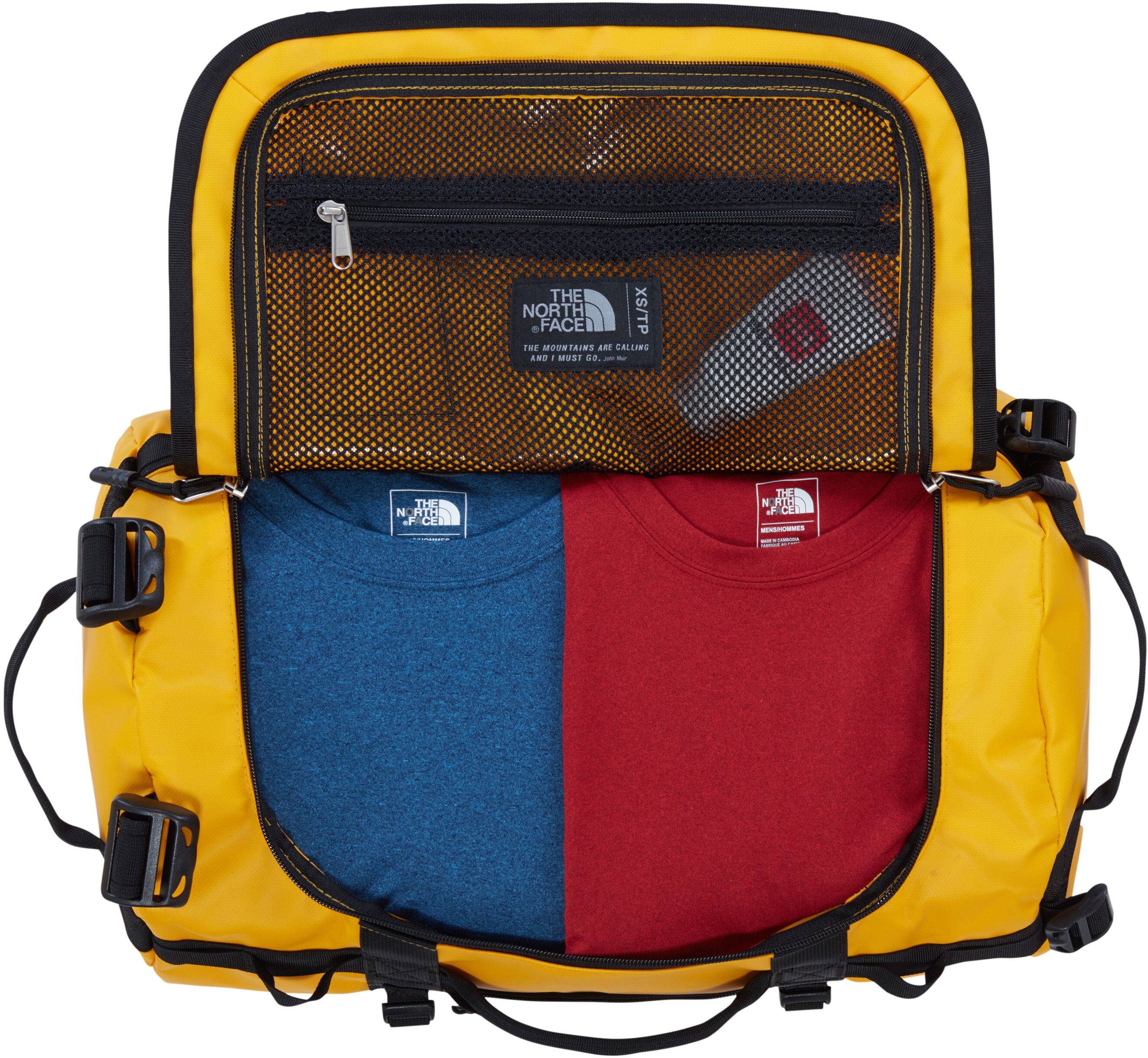 The North Face Base Camp Duffel XS, summit gold/tnf black | Campz.es
